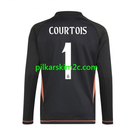 Koszulka Real Madryt Thibaut Courtois 1 Bramkarskie Precz 2024/25 Koszulki Piłkarskie